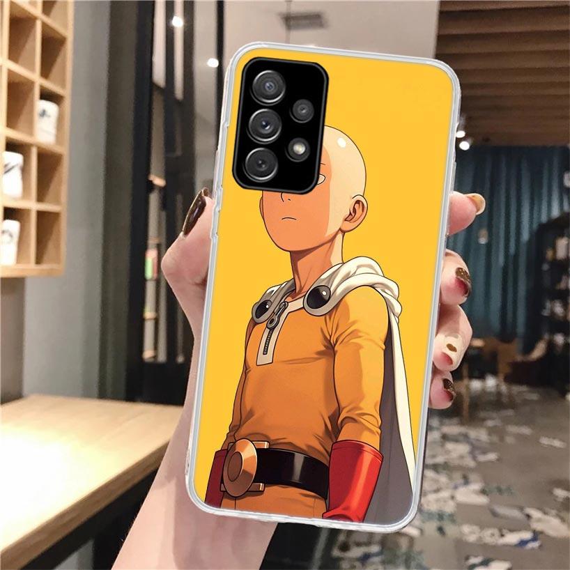 One P-Punch-Man Saitama King Soft Phone Case For Samsung Galaxy A16 A26 A36 A56 A15 A14 A13 A55 A54 A53 A35 A34 A33 A25 A24 A23