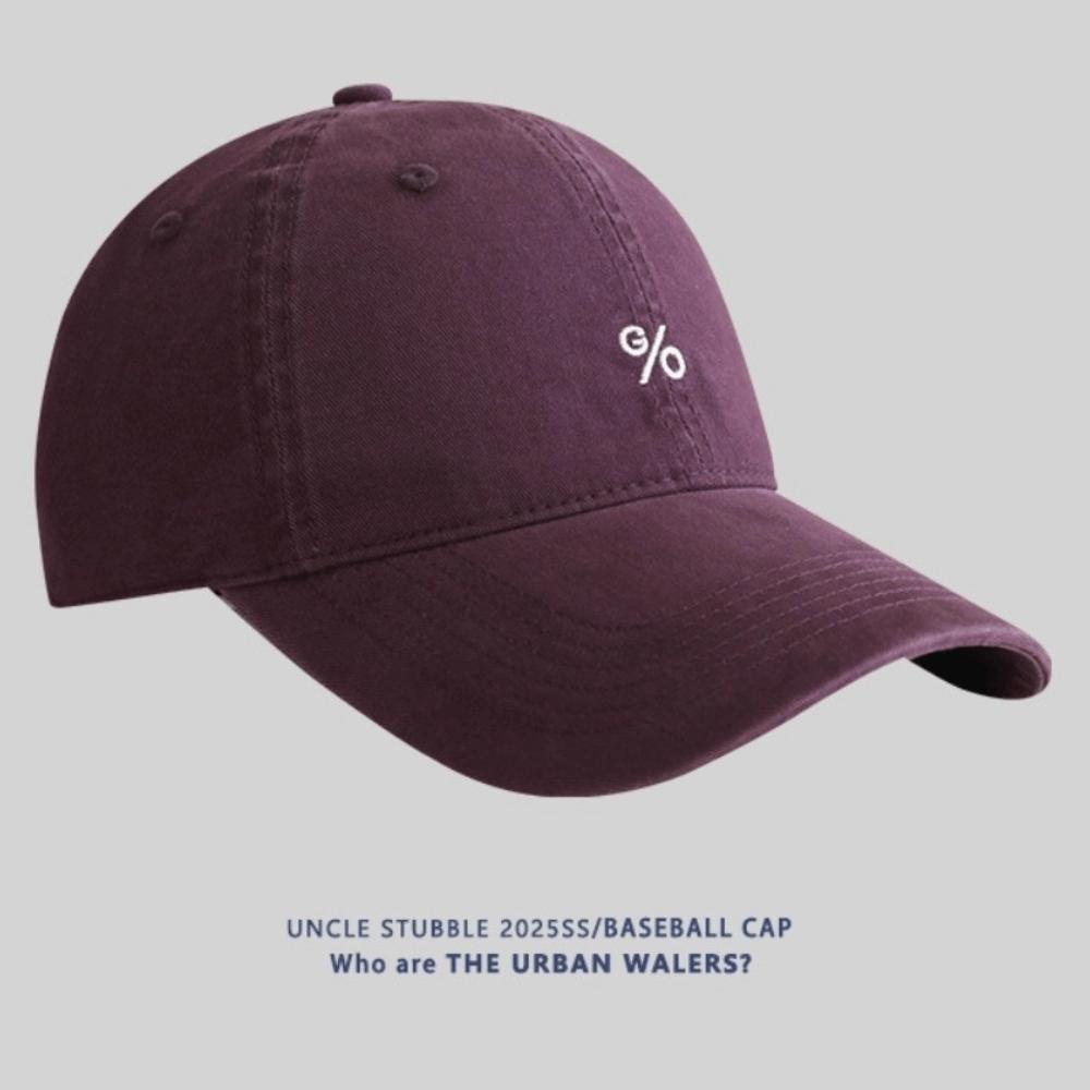 New Adjustable Sun Hats Cotton Breathable Baseball Cap Solid Color Embroidered Design Wide Brim Cap for Spring Summer Season