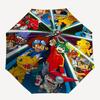 1pc Digimon Adventure Automatic Opening Umbrella with 3-Fold Design, Iron Frame, Suitable for Fans, Travel, Daily Use, Gift Idea.H084
