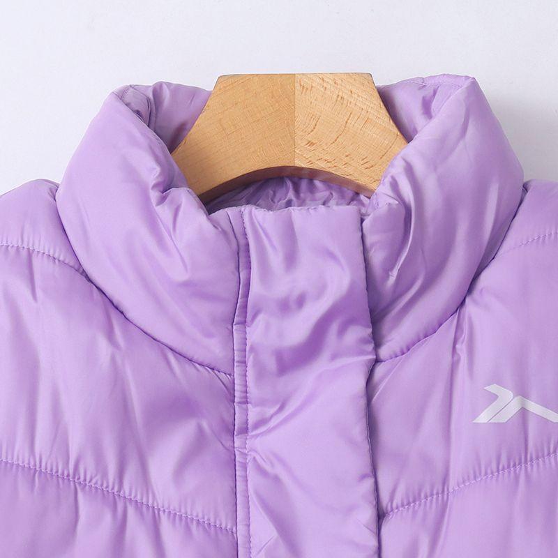 Trade European and American Single Women Cotton-padded Vest Autumn and Winter New Stand Collar Sleeveless Waistcoat Versitile Fashion Vest Vest