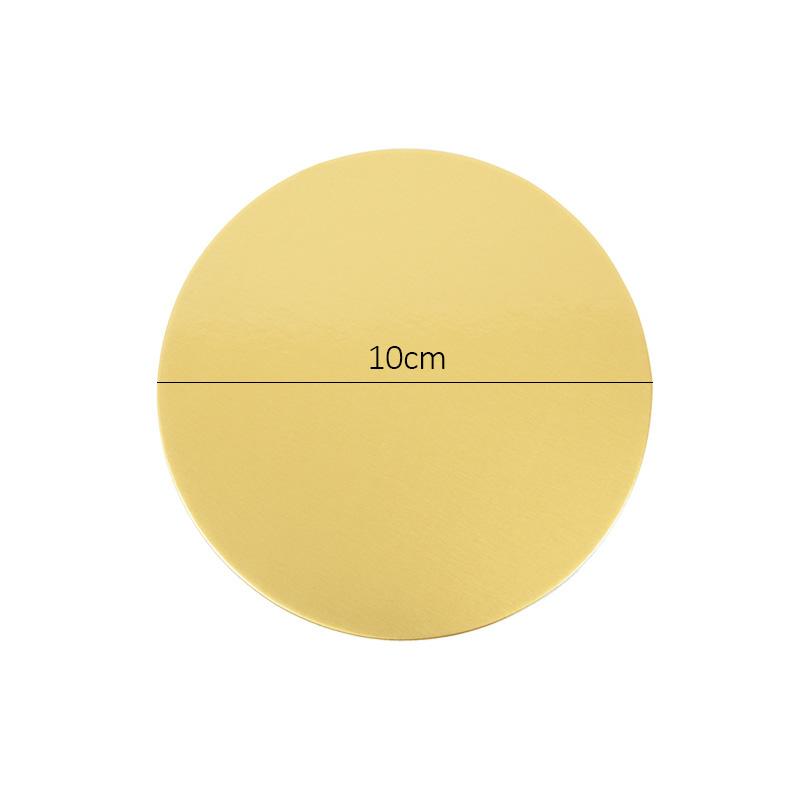 10/16/22/26cm Zlaté Stříbrné Kulaté Dortové Podložky Kruhová Kartonová Základna Podnos na Cupcaky Dezerty Potřeby pro Zdobení Dortů na Narozeninovou Oslavu