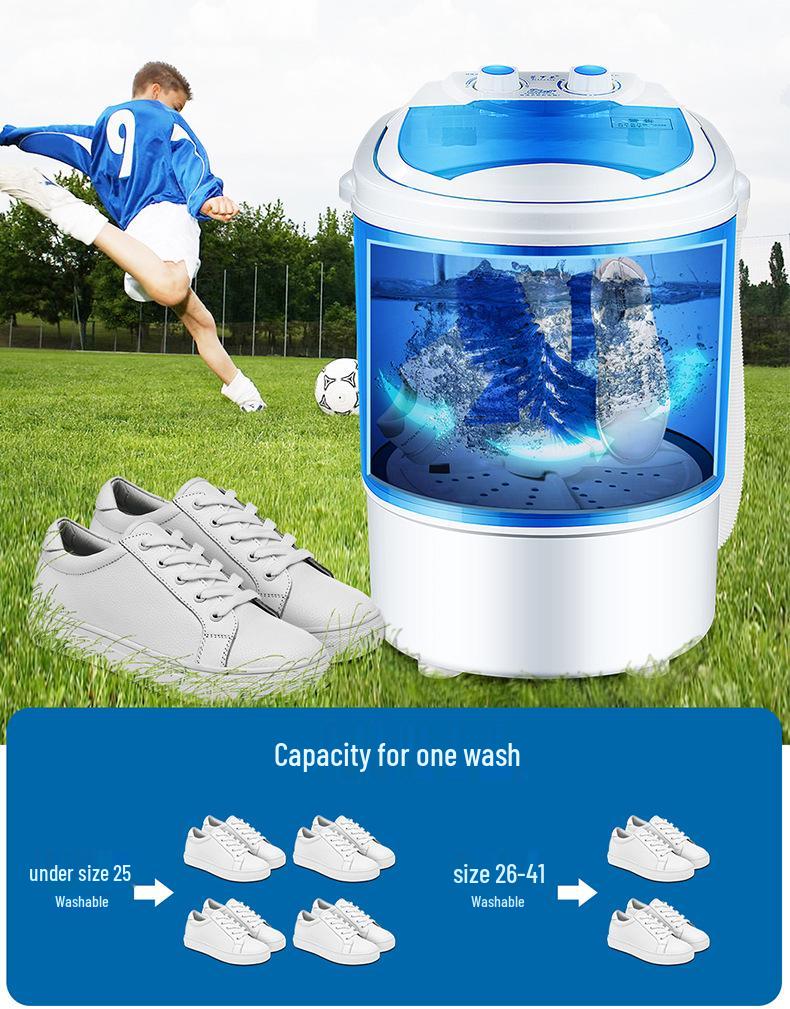 Compact Shoe Washer & Deodorizer - Lazy Style Shoe Cleaning Machine