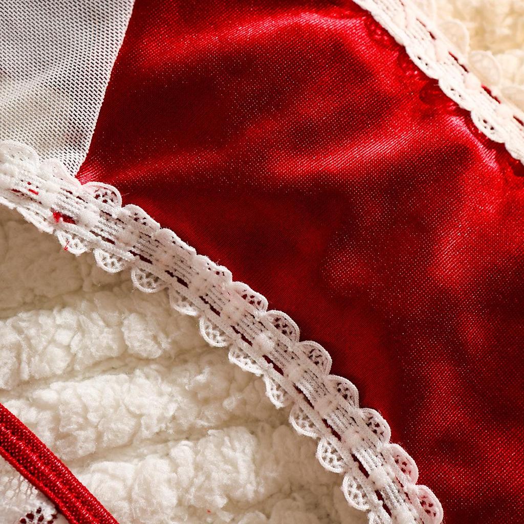 2025 Spitze Besatz Satin Farbblock Push-Up BH und Höschen Dessous Set