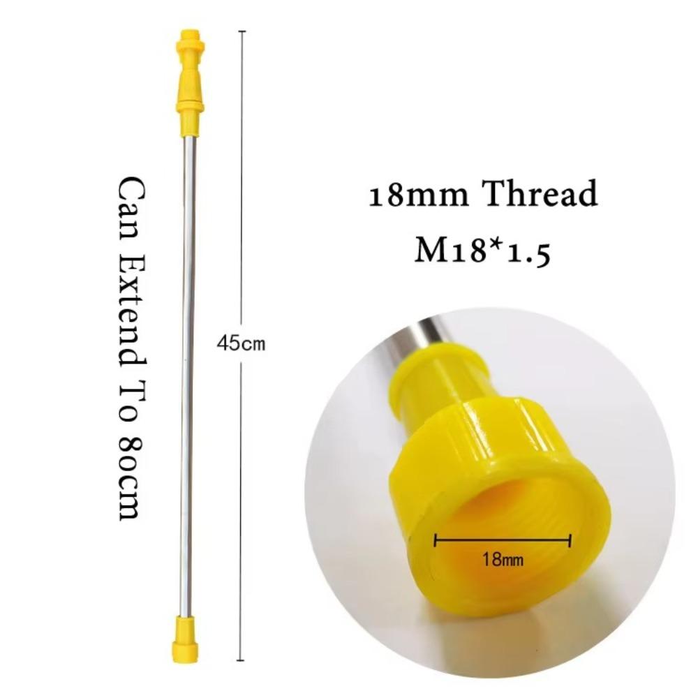 0.45-0.8m Spraying Rod Retractable Pesticide Sprayer Durable Garden Sprayer M18 Thread