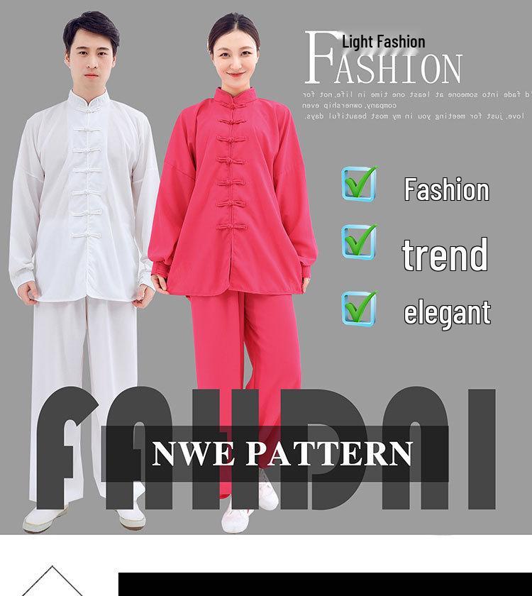 2024 Tai Chi Bamboo Linen Suit for Middle-Aged & Elderly - Ideal for Morning Exercise, Dance, or Wushu Practice