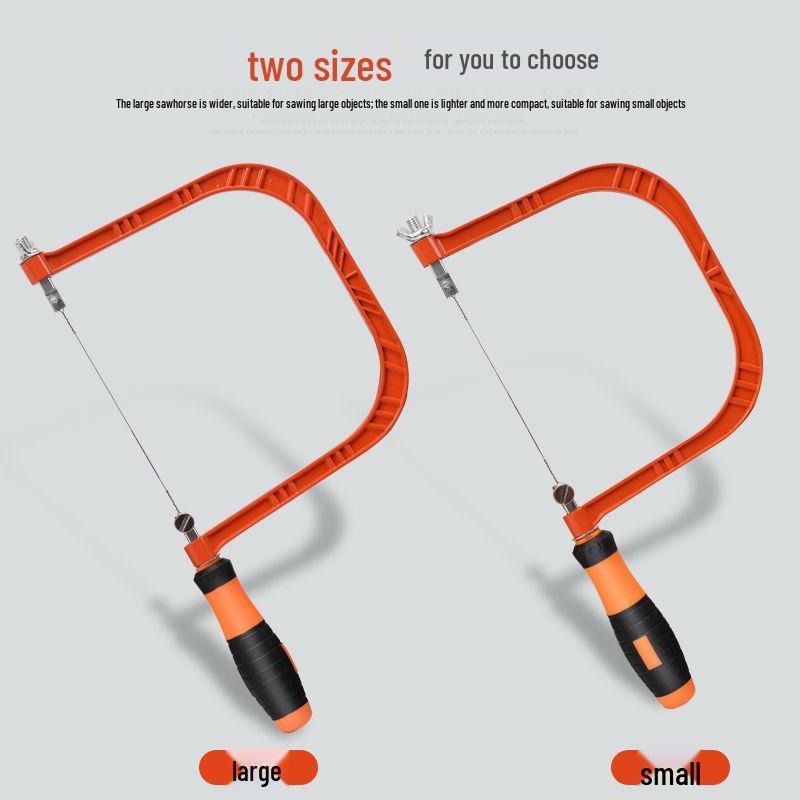 Универсальная мини-лобзик – Многофункциональный лобзик для выпиливания, проволочный и фигурный для DIY и деревообработки 5-inch Small Coping Saw