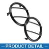 A ABSOPRO Headlight Light Grille Guard Protector Cover for Je Ep Wrangler 2007-2017 2 Pack