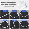 1pc 1/2m Bathroom Water Stopper Water Retaining Bendable Strip Dry &Wet Separation Seal Strip Shower Dam Flood Barrier