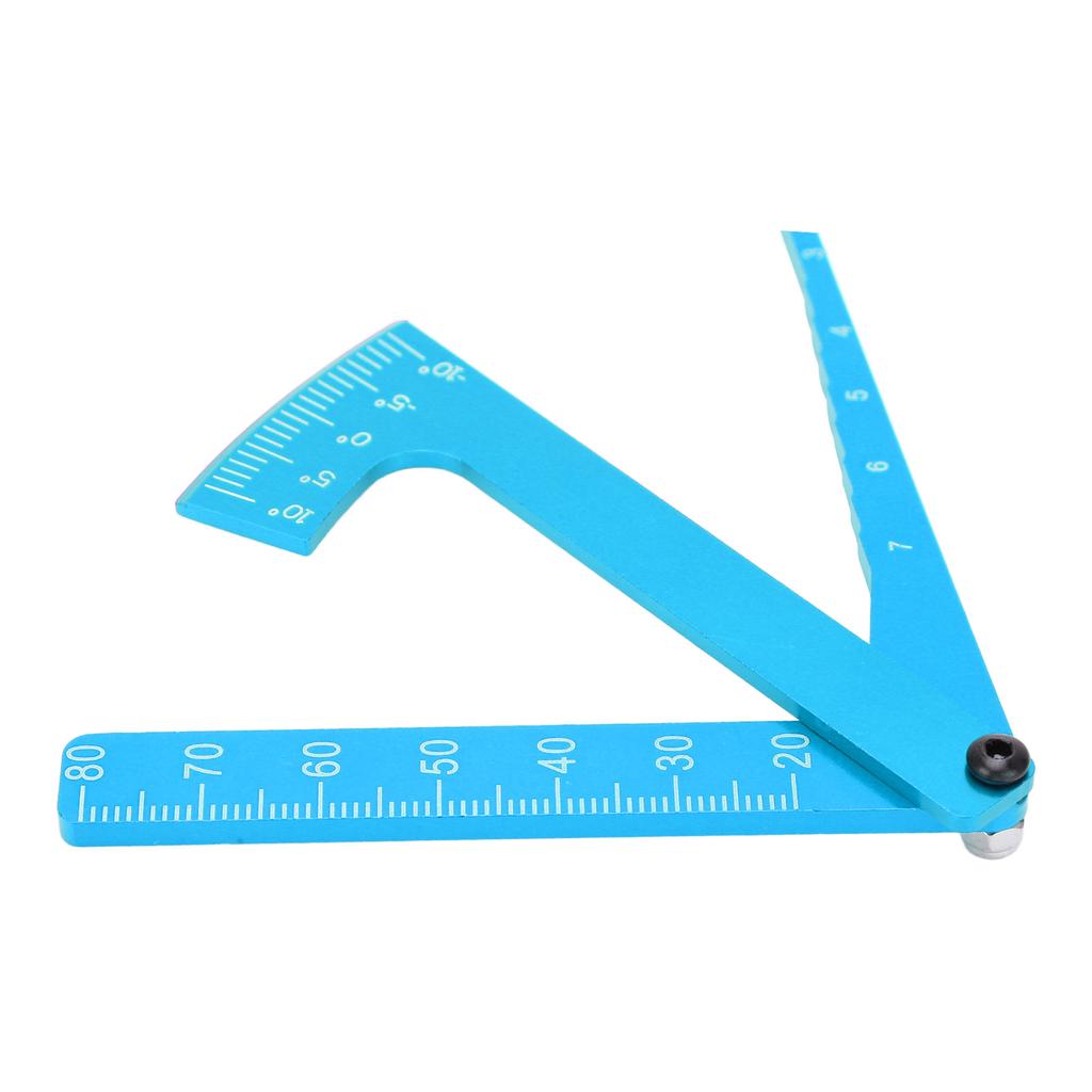 RC Adjustable Aluminium Measure Caliper Wheel Height Rim Camber Angle Ruler Tool UniversalBlue