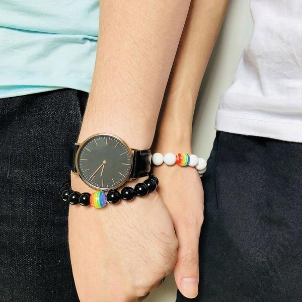 Rainbow Bracelet Rainbow Lgbt Bracelet Unisex 100