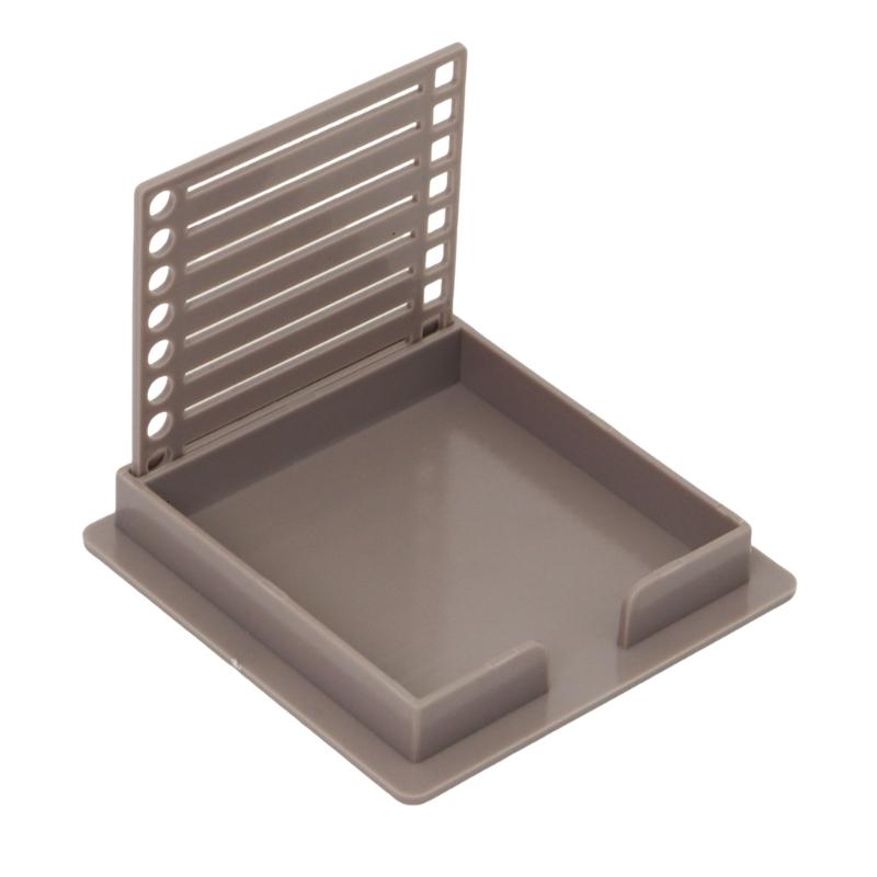 Memo Pad Organizer Sticky Note Holder with Stencil Post Note Holder Desk Organizer for Dorm Room and Office