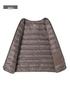 Dad's Wool-Cashmere Double-Faced Jacket with Detachable Down Liner for Autumn/Winter
