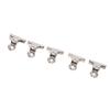 Nail Extension Clips Reusable Alloy Curve C Nail Art Pinching Clips DIY Manicure Tool Silver Color 10 Piece Set
