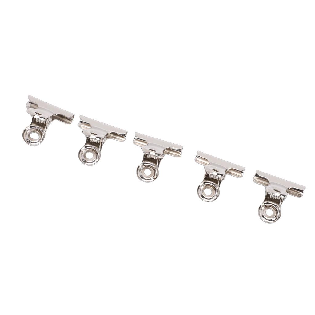 Nail Extension Clips Reusable Alloy Curve C Nail Art Pinching Clips DIY Manicure Tool Silver Color 10 Piece Set