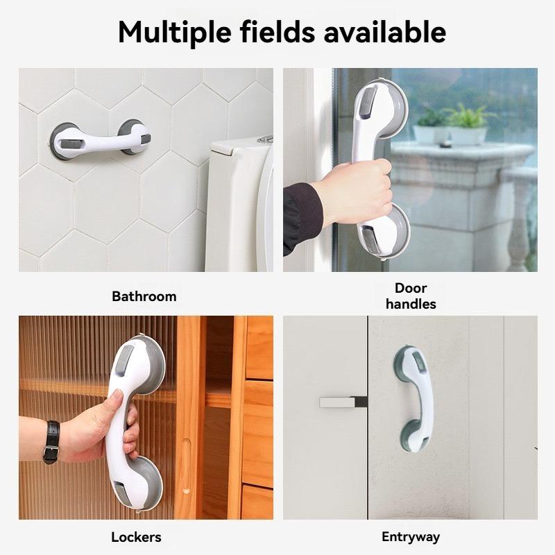 Suction cup - type handrail, bathroom toilet glass door handle non - drilling bathroom handrail, safety handrail for the elderly