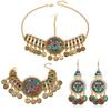 Fashionable Simulated Turquoise Decor Multi Layer Chain Design Women Headwear For Travel Souvenirs