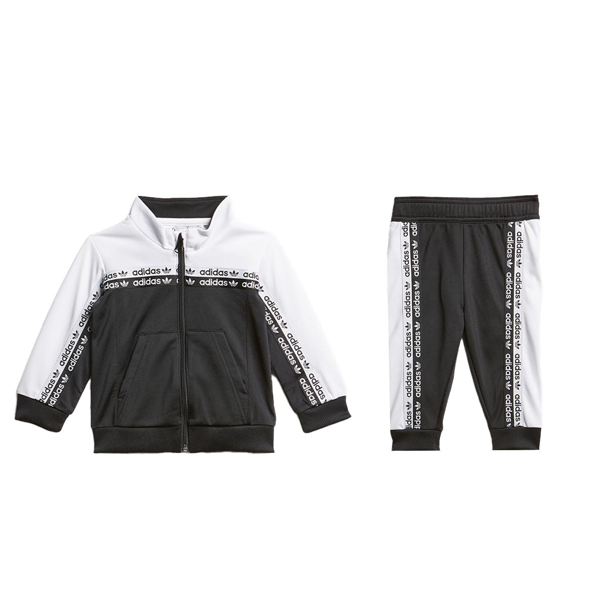 Adidas Originals Casual Sportswear Black/White Infant And Toddler FM5494 86