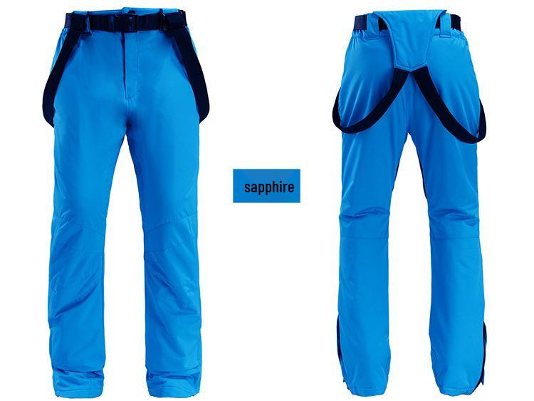 Winter Ski Bib Pants: Windproof, Waterproof, Breathable, and Insulated for Men and Women