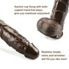 Brown Realistic Anal Dildo Anal Plug Butt Plug Small Penis with Suction Cup Dick Cock Dong Adult Sex Toys for Women