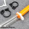 Durable Plastic Hose and Pipe Clamp Clip Fastener