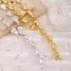 Cross-border Fashion Y-shaped Tassel Necklace with Water Drop and Irregular Baroque Beads