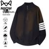Mao Ren Men's Stand-Up Collar Knitted Sweater