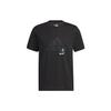 X SEEBIN Collaboration SS23 T Shirts Men's Black Crew Neck Moderate Straight Fit IA8155