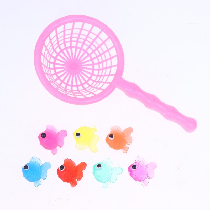 1 Set Toddlers Bathing Shower Gifts Kawaii Simulation Rubber Goldfish Baby Bath Water Play Games Toys For Kids