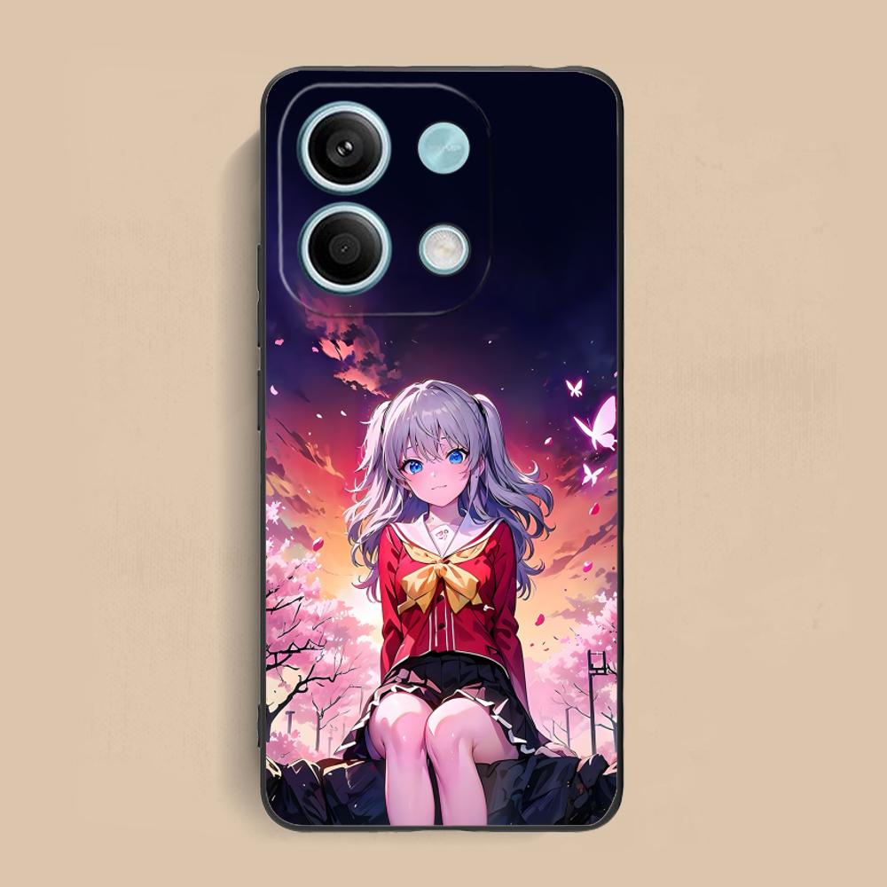 

Charlotte Tomori Nao Matte TPU Mobile Phone Case for Xiaomi Redmi Note 14 13 12 11 S Pro Plus 4G 5G Colorful Printing Cover Redmi Note 11S 4G