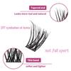 Large Capacity Segmented Multi-Hair Dense Self-Grafting Lazy Single Cluster Diy False Eyelash Set