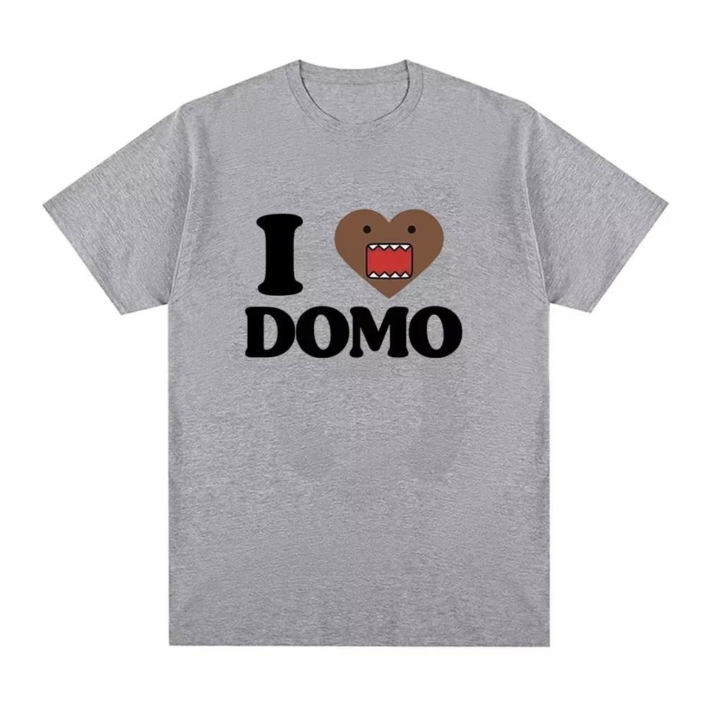 I Love Domo Kun Fun T-shirt Women's Casual Tshirt Retro Short Sleeved Oversized Tshirt Street Wear Streetwear Women T Shirts
