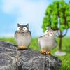 STOBOK Mini Uil 12 stuks Hars Mini Uil Sprookjestuin Mini Dierfiguren voor Moslandschap DIY Terrarium Huisdecoratie Beeldjes, Standbeelden,