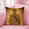Classic British TV Series SSherlock HHolmes Cushion Cover Pillow Case Soft Skin Friendly Fabric  Concealed Zipper