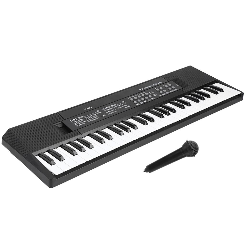Electronic Organ Microphone and Recording Function 54‑Key Piano Keyboard BF‑5438