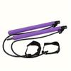 Portable Pilates Bar Kit with Adjustable Resistance Bands for Home Gym Workouts