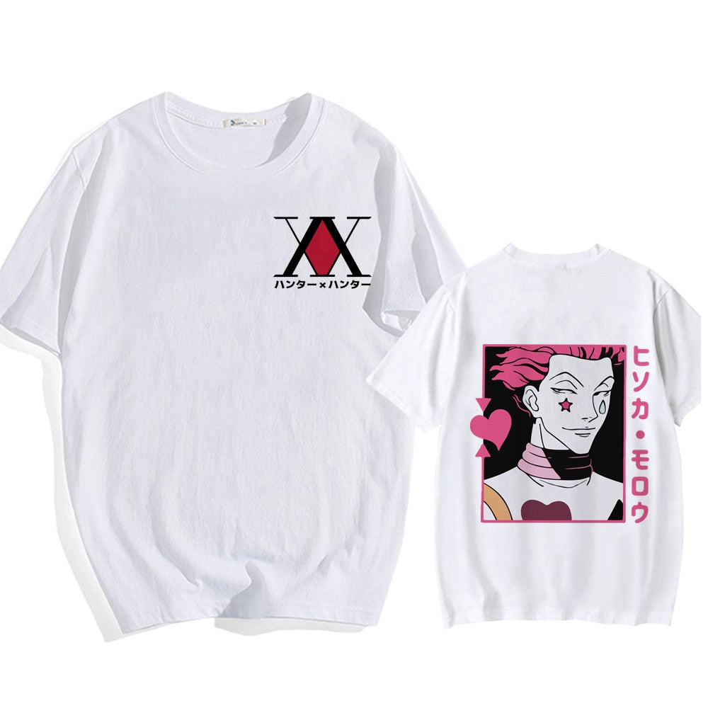 Mens Hunter X Hunter Anime Graphic Tshirt Mens 2026 Summer Fashion Oversize Street Casual Y2K Top Streetwear Clothing