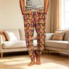 Men's Casual Sleep Pants with Pockets for Home Relaxation