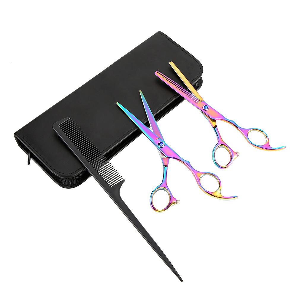 

Профессиональные парикмахерские ножницы для стрижки волос филировочные ножницы парикмахерские 3 цвета белый