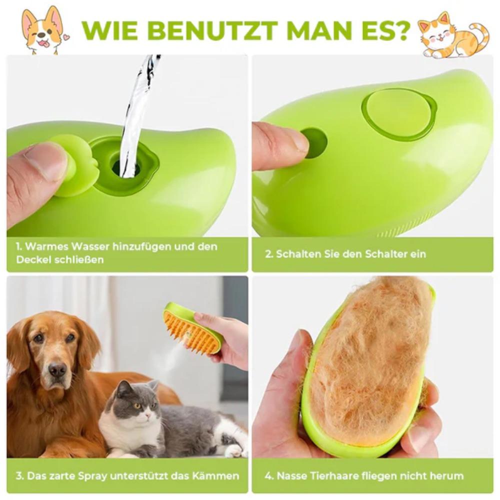 Steamy Dog Brush Spray Massage Cat Hair Comb Electric Floating Hair Removel For  Grooming Removing Tangled Hair Pet Bath Brush