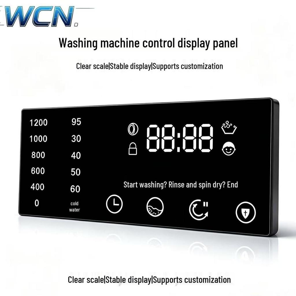 LED Digital Display Module for Washing Machine Home Appliances with Design Support and Image Provision