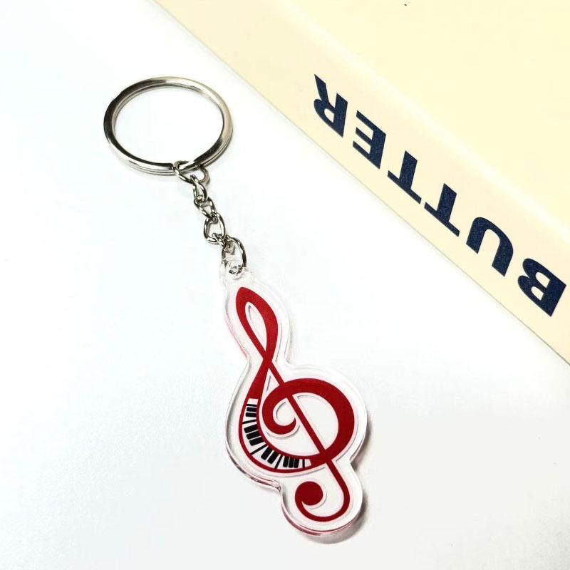 Piano Music Keychain: Creative Mini Instrument Bag Ornament