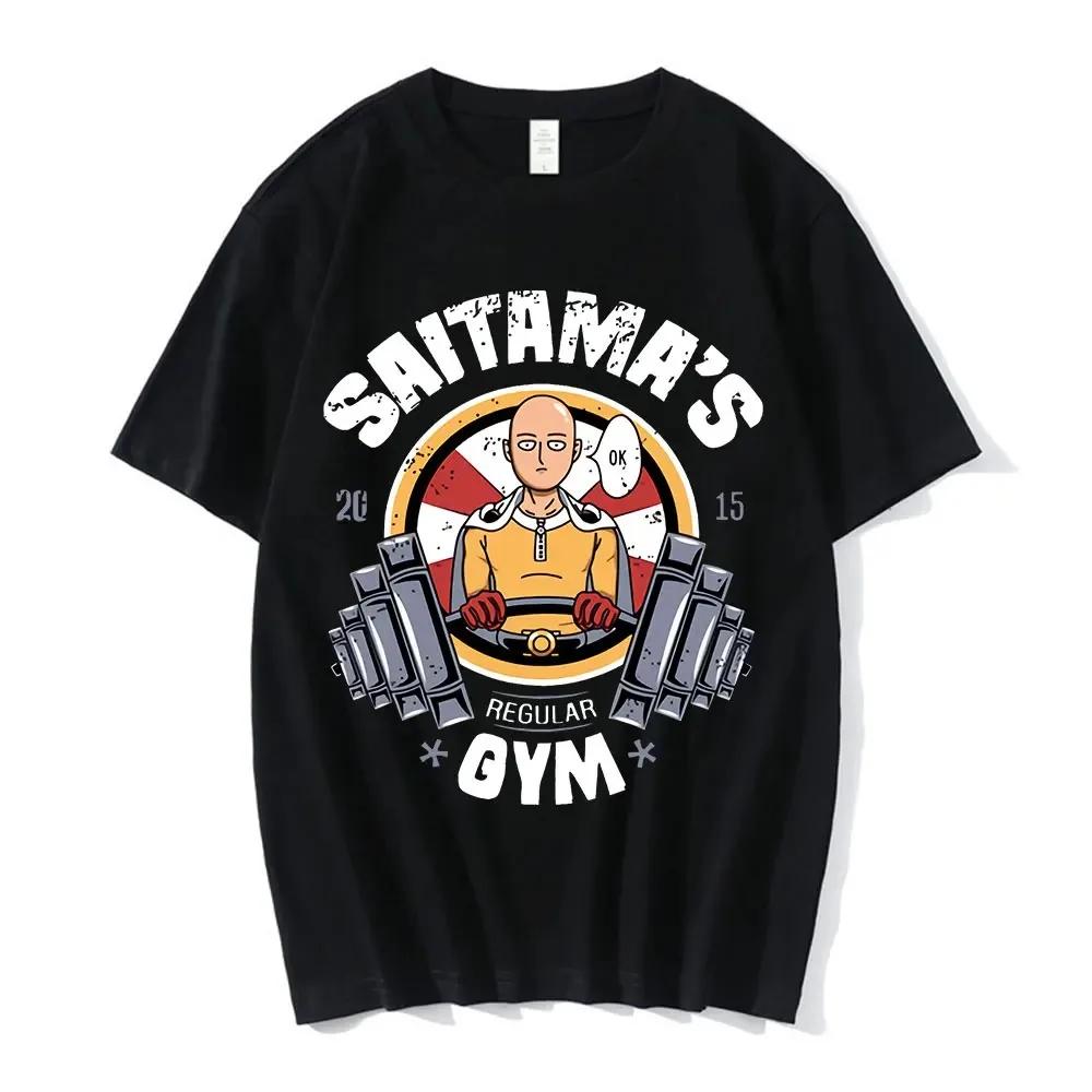 

2024 Funny Japan Anime One Punch Man Gym T Shirt Men Fashion Cool Confortable T-shirts Casual Short Sleeve Tee Shirt Streetwe... S разноцветный