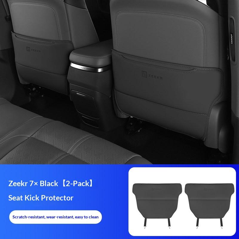 Fit For Zeekr 7X 2025 2026 Premium Car Black Rear Seat Back Protection Heavy Duty Durable Interior Kick Mat