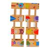 28PCS Wooden Domino Toys Early Learning Wooden Animal Domino Toys Set Shape Sorting Order Learning Educational Toys for Children