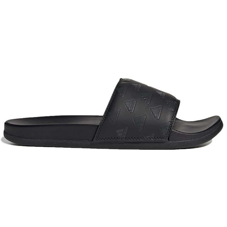 Adidas Adilette Comfort Slide Repeat Logo - Black Men Sneakers Core-Black Carbon GV9736