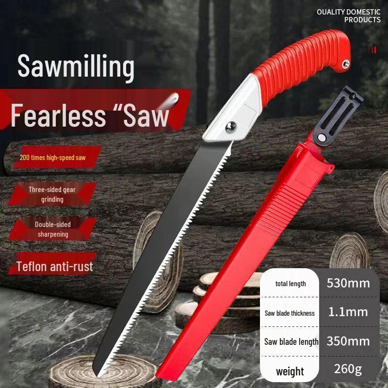 High-Speed Manganese Steel Hand Saw for Tree Cutting and Wood Pruning