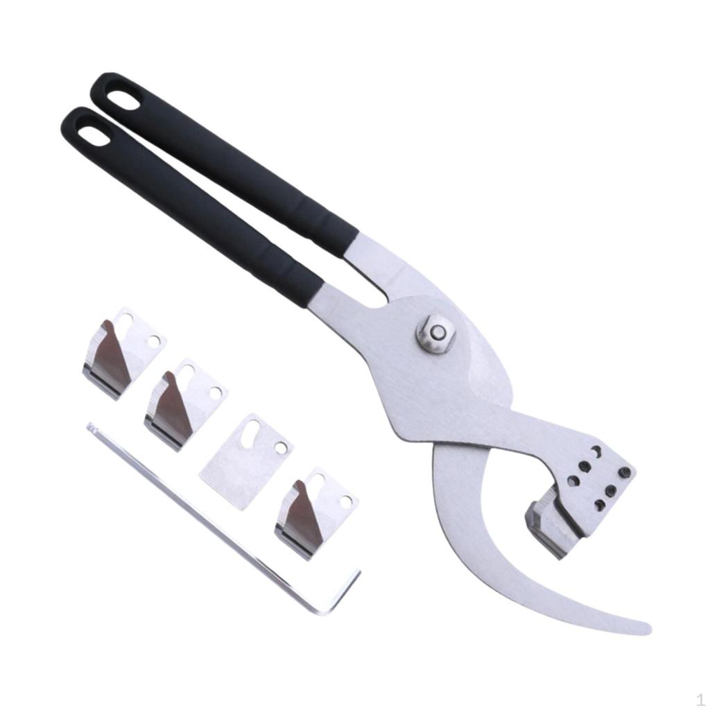 Obstbaum-Schälwerkzeug Gartenschere Schnellschneiden Ergonomischer Griff mit 4 Klingen Hoch
