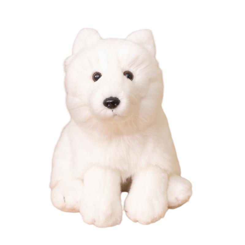 High-Quality Lifelike High-Quality Arctic High-Quality Fox High-Quality Plush High-Quality Toy High-Quality Soft High-Quality White High-Quality 22cm белый
