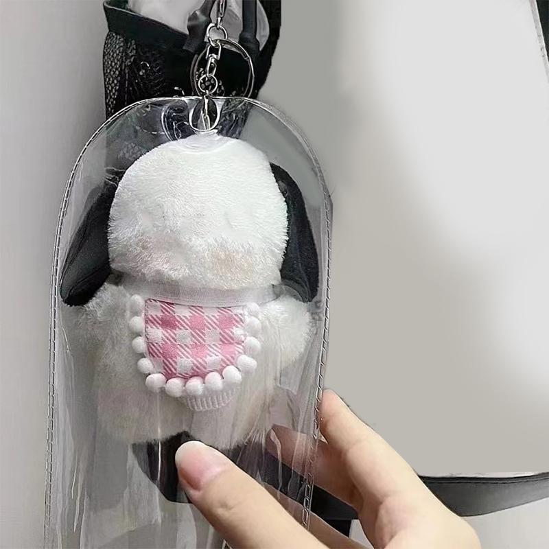 1Pc Doll Transparent Display Bag Doll Storage Bags Thicken Pvc Waterproof Storage Bag Going Out Dustproof Organizer Case