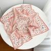 Breathable Cotton Square Scarf Korean Small Scarves Elegant Square Handkerchief  Beach